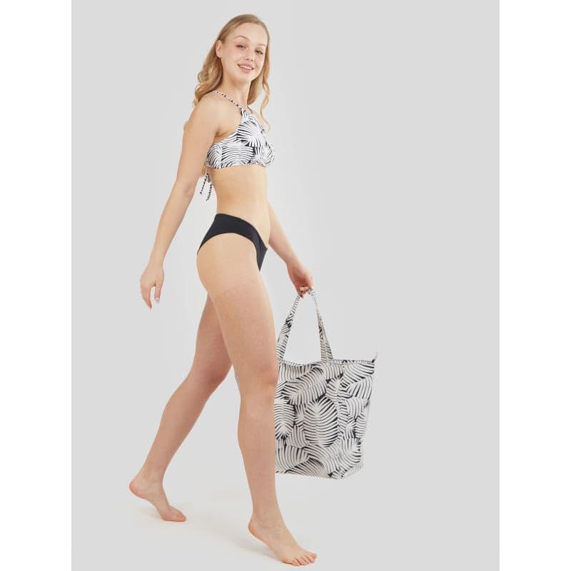 Dámske plavky vrchný diel FUNDANGO Hogg High Neck Top-903-black injun 5