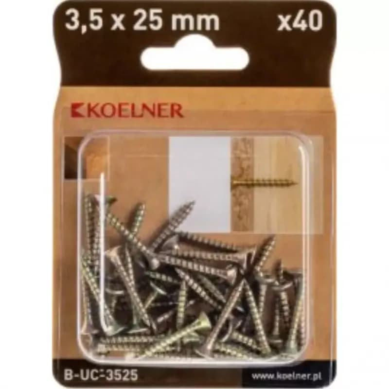 Tvrdená skrutka so zápustnou hlavou 3,5 x 25mm