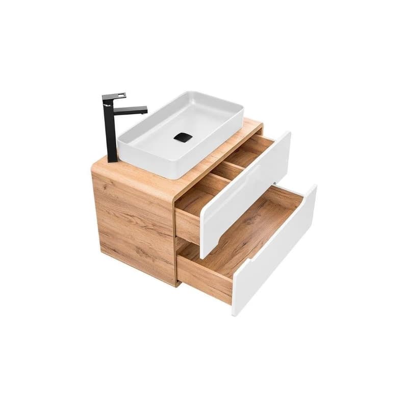 ArtCom Keramické umývadlo UM-6275 SLIM 2 | biely lesk 60 cm 4