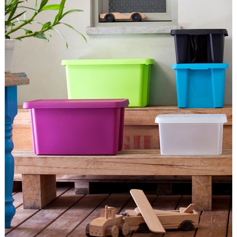 CURVER Úložný box ESSENTIALS 16L s vekom | zelená 2