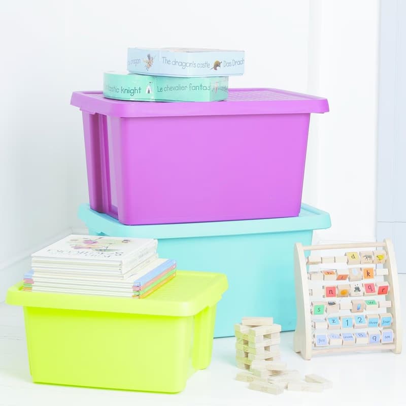 CURVER Úložný box ESSENTIALS 16L s vekom | zelená 4