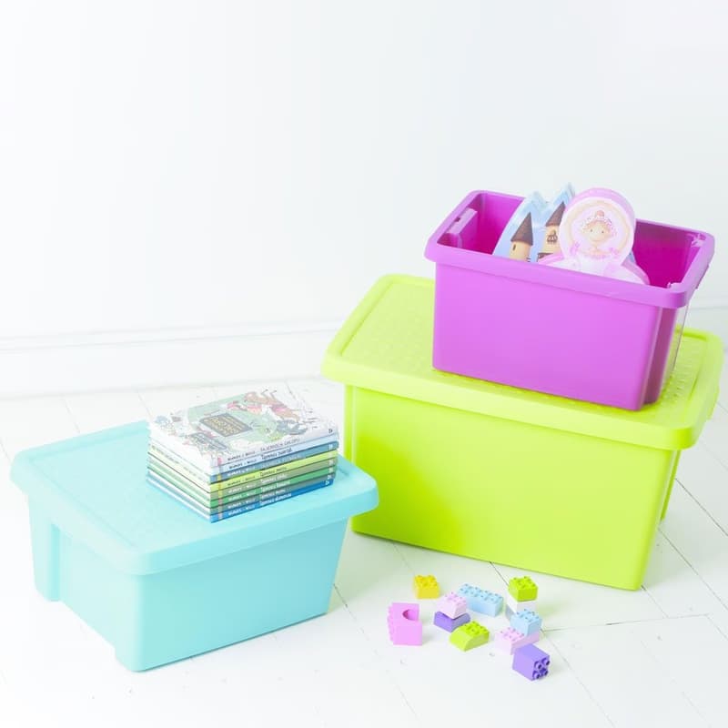 CURVER Úložný box ESSENTIALS 16L s vekom | zelená 5