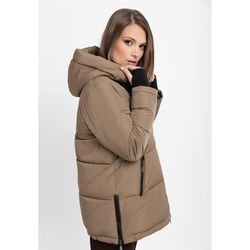 Dámska bunda VOLCANO J-BLIS-102-BEIGE 3