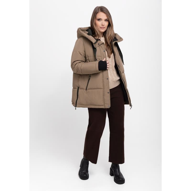Dámska bunda VOLCANO J-BLIS-102-BEIGE 5