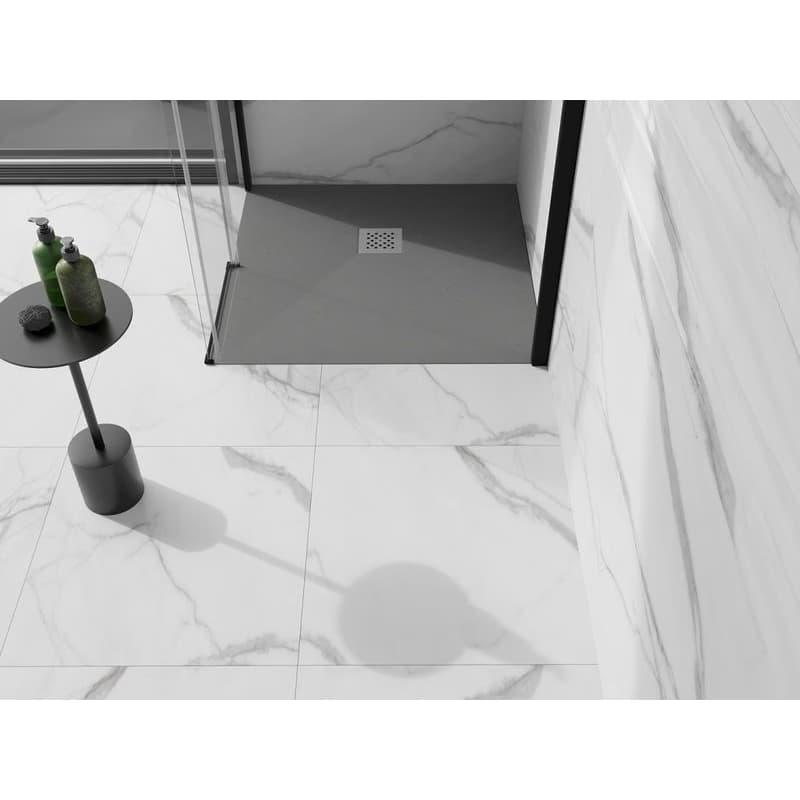 MEXEN - Stone+ Sprchová vanička štvorcová 80x80, šedý-betón 44618080 2