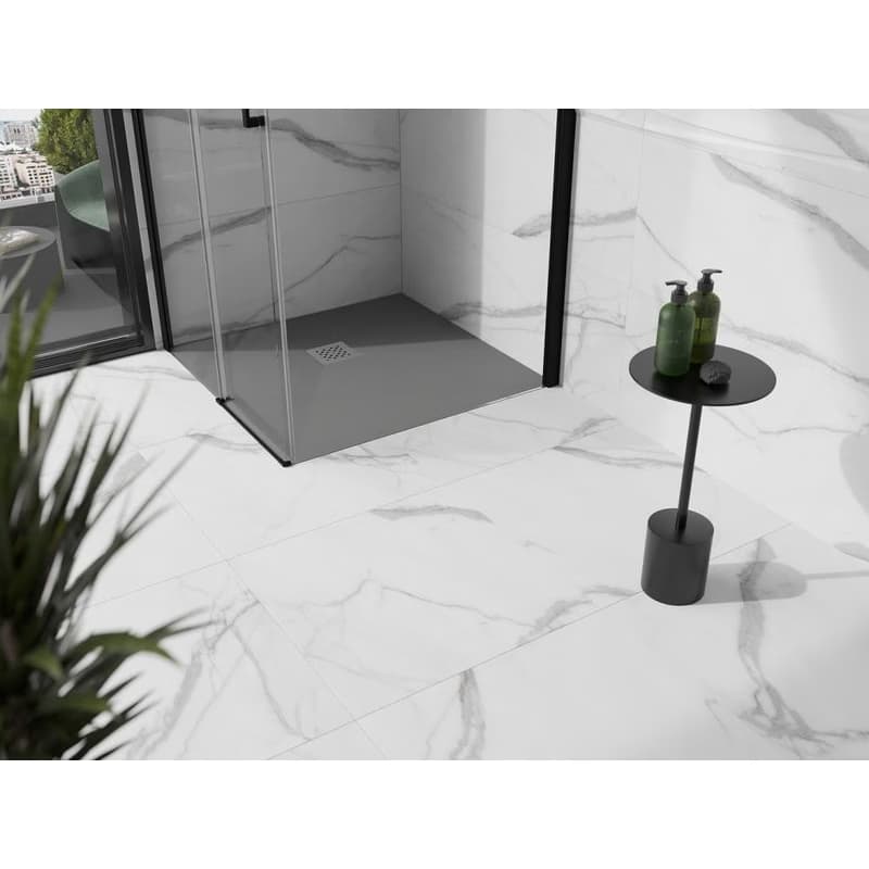 MEXEN - Stone+ Sprchová vanička štvorcová 80x80, šedý-betón 44618080 3