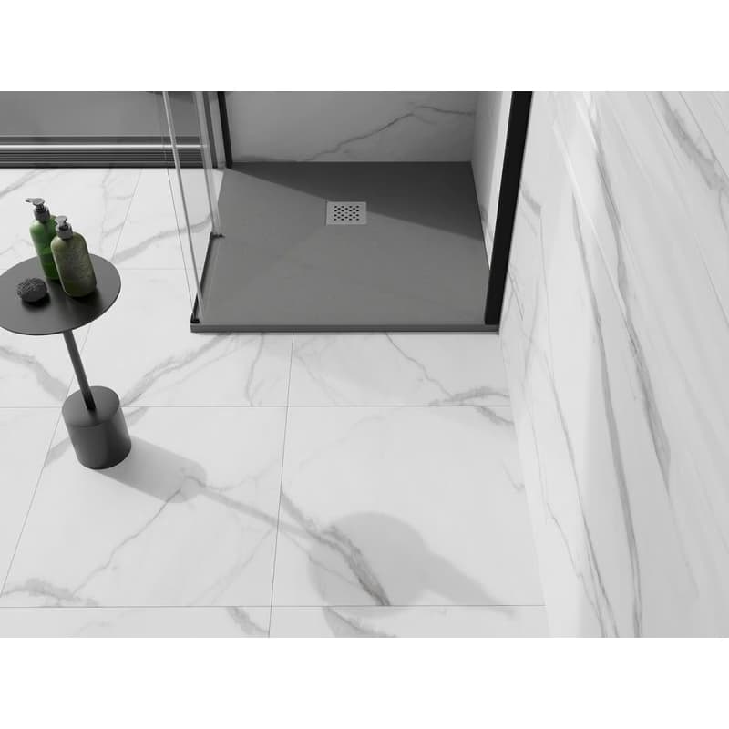 MEXEN - Stone+ Sprchová vanička štvorcová 80x80, šedý-betón 44618080 6