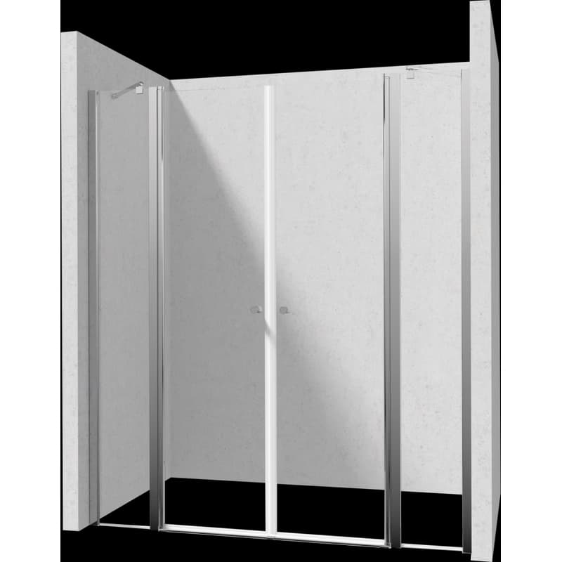 DEANTE/S - Sprchové dvere dvojité výklopné 80x80 KTSU042P+KTSU042P KERRIA/0029