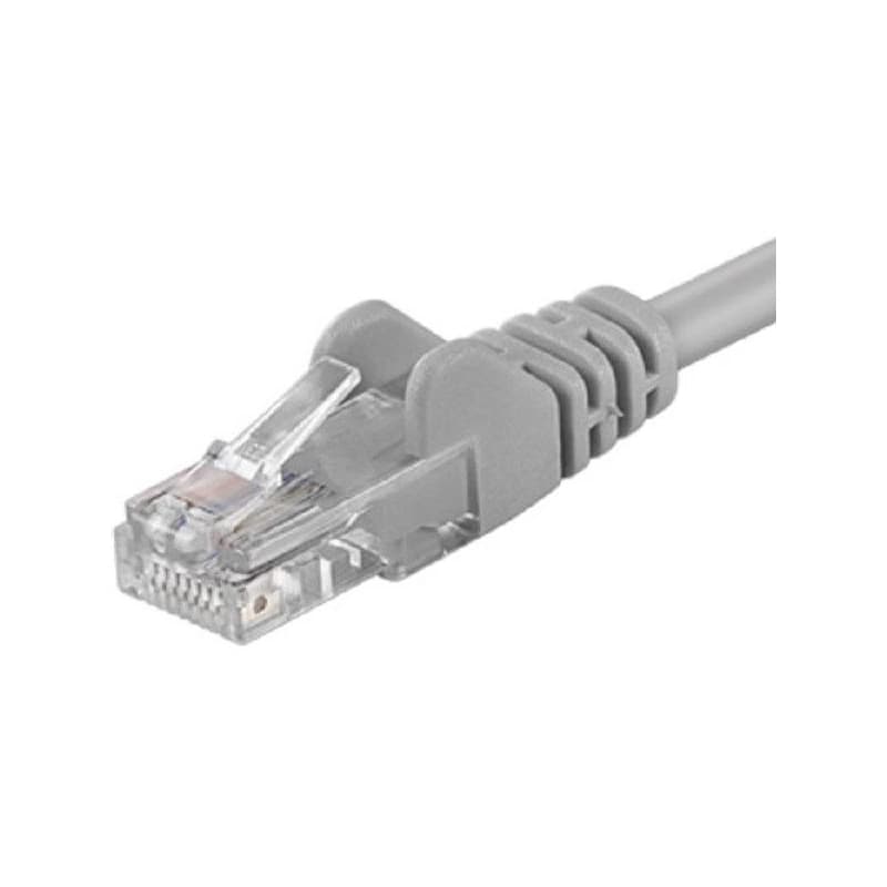 PremiumCord Patch kábel UTP RJ45-RJ45 CAT6 10m šedá