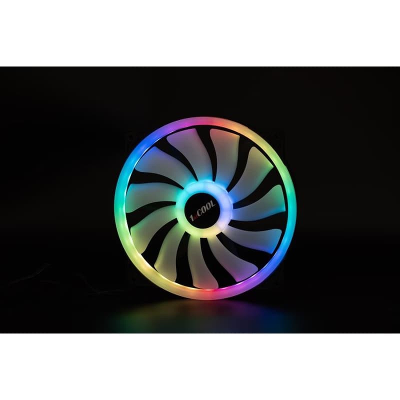 1stCOOL Ventilátor AURA EVO, 200mm, ARGB 3