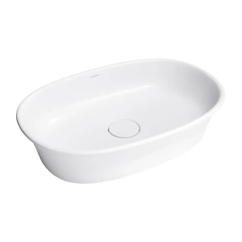 OMNIRES - CLASSICA M+ umývadlo na dosku, 61 x 40 cm, biely mat CLASSICAUNBM
