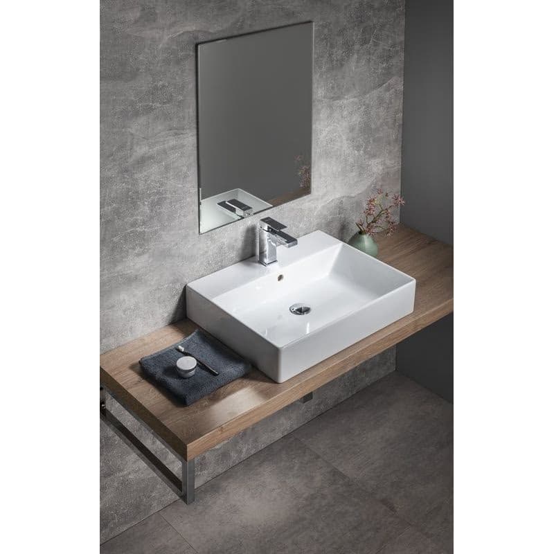 GSI - KUBE X keramické umývadlo 60x47cm, brúsená spodná hrana, biela ExtraGlaze 94319111 4