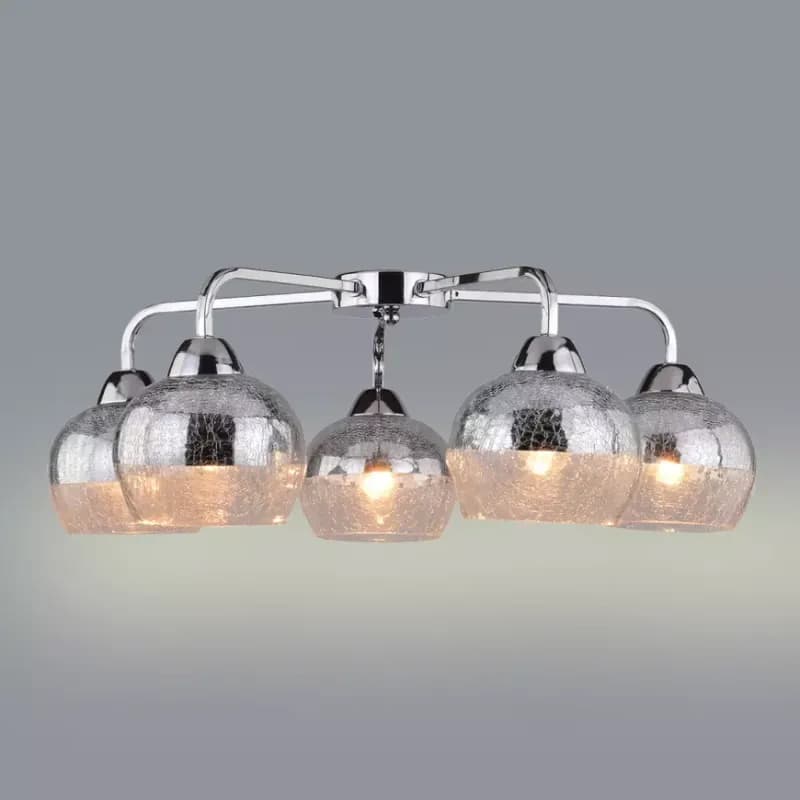 Stropné svietidlo Cromina 5x60w E27 Chróm 1