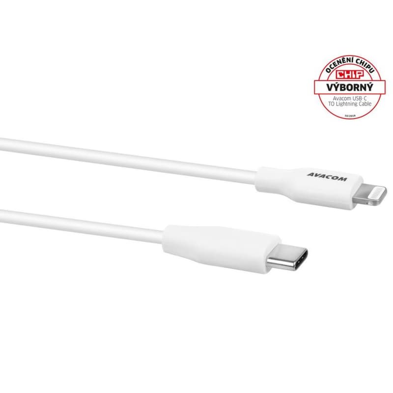 AVACOM MFIC-120W kábel USB-C - Lightning, MFi certifikácia, 120cm, biela 4