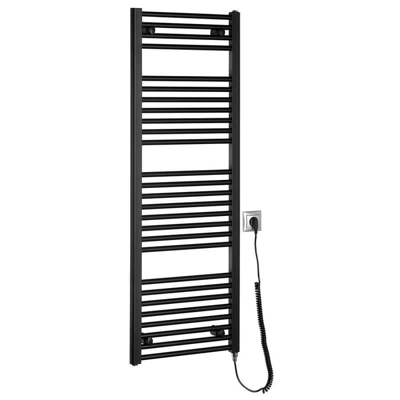 AQUALINE - DIRECT-E elektrické vykurovacie teleso, rovné, 450x1320 400 W, čierna ILE34TB