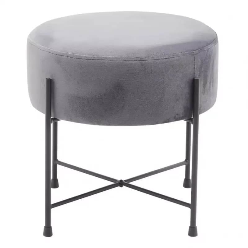 Taburetka Bob Dark Grey Velvet 13 1