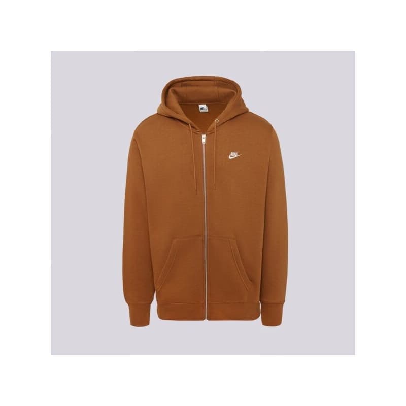 Nike S Kapucňou M Nk Club Bb Fz Hoodie Hnedá EUR XL 1