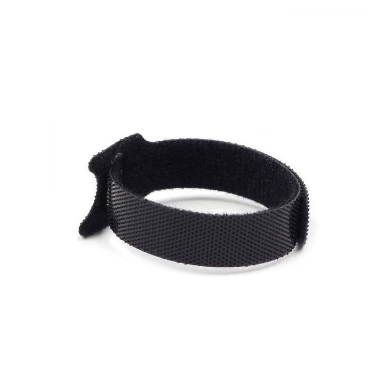 C-Tech CABLEXPERT sťahovacie pásky na suchý zips, 210mm, čierne, 100ks v balení 2