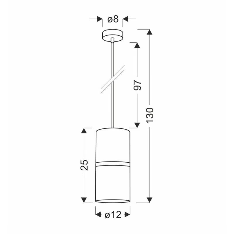 Závesná lampa GINA 1xE27 Candellux 4