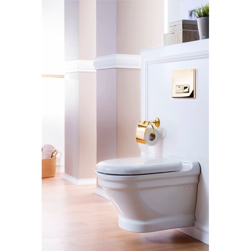 SAPHO - ANTIK závesná WC misa, 36x53cm, biela AN320 2