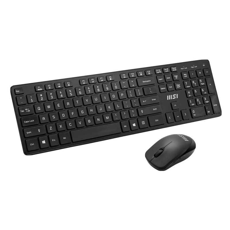 MSI RF1430-CZ , bezdrôtový set klávesnica s myšou MA04 1600DP, CZ, Čierny 1