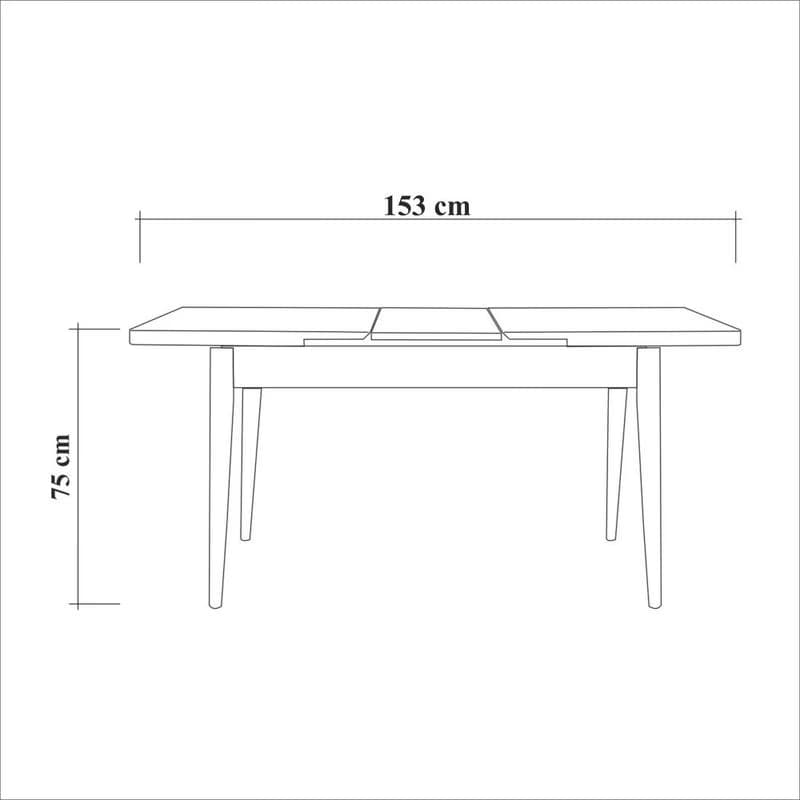 Extendable Dining Table Oliver Open - Barok Black 4