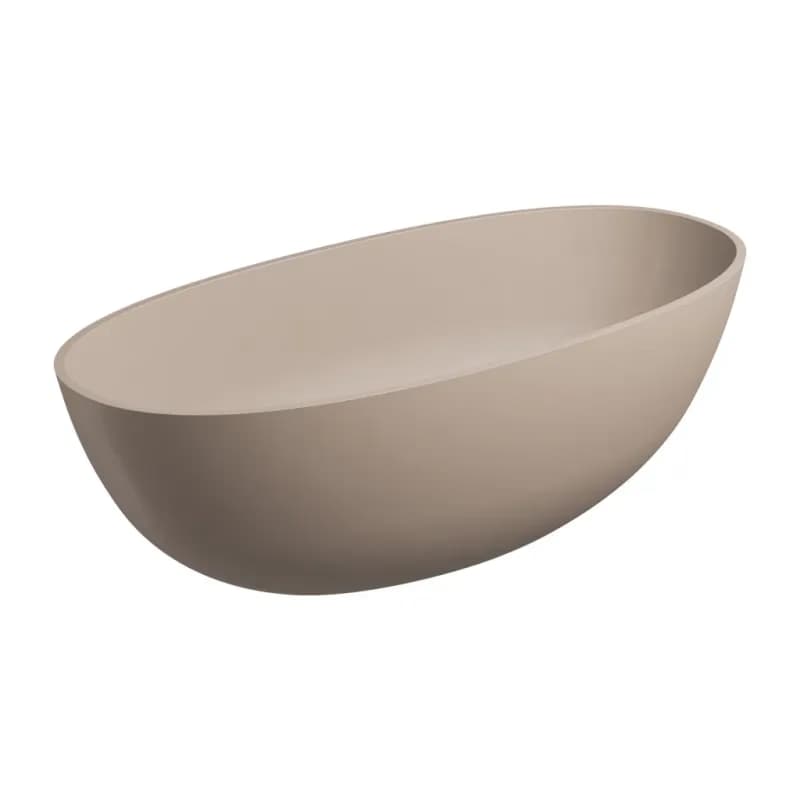 OMNIRES - SHELL M+ Voľne stojaca vaňa, 160 x 75 cm, béžová mat SHELLWWDB 4