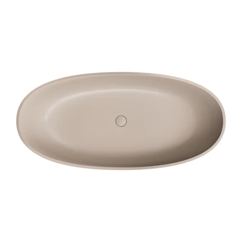 OMNIRES - SHELL M+ Voľne stojaca vaňa, 160 x 75 cm, béžová mat SHELLWWDB 6