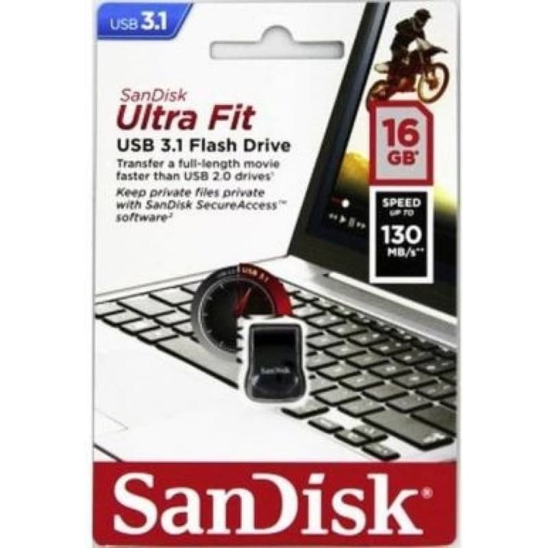SanDisk Flash Disk 64GB Cruzer Ultra Fit, USB 3.1 6