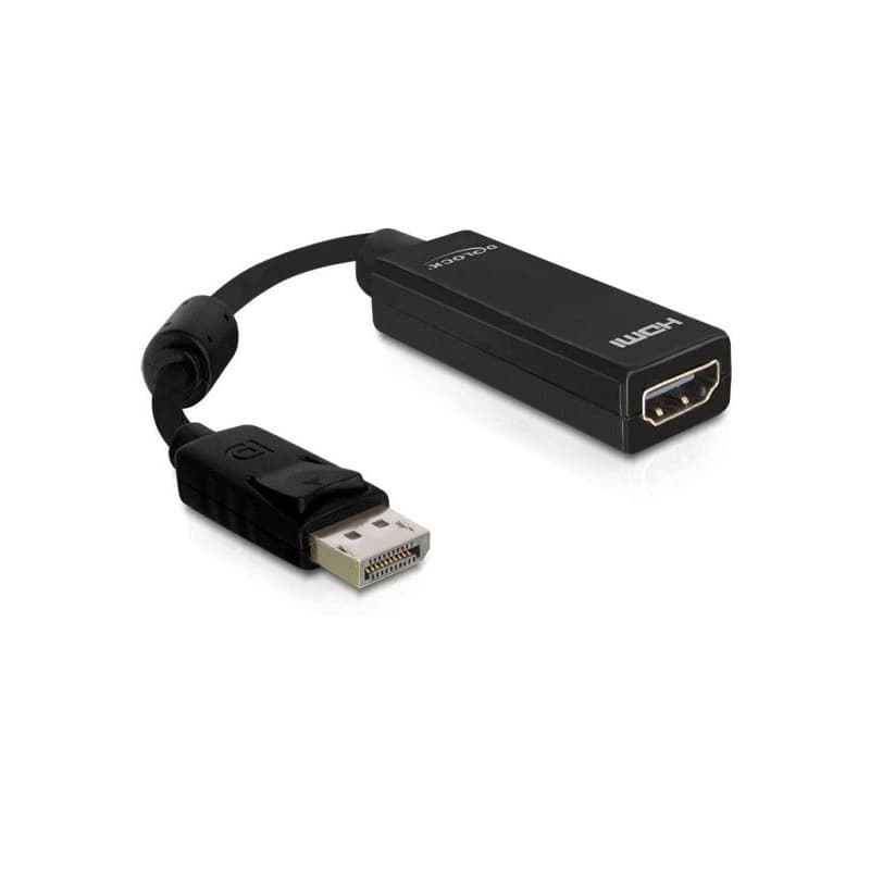 Delock Displayport 20pin samec > HDMI 19 pinový samica, dĺžka 12,5 cm 1