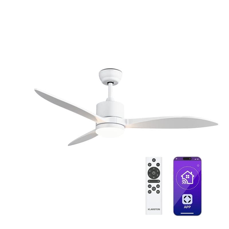 Klarstein SkyBreeze Smart istropný ventilátor, Vnútorné i vonkajšie použitie, Inteligentné ovládanie, IP44, 40 dB 1