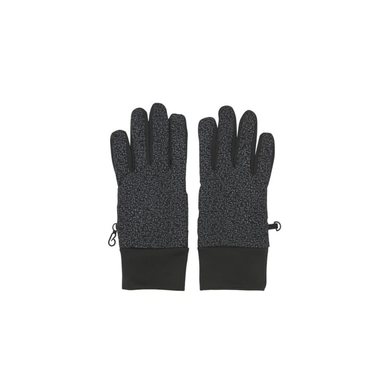 Detské rukavice COLOR KIDS Gloves-Smart Touch, Reflective-1191-Black