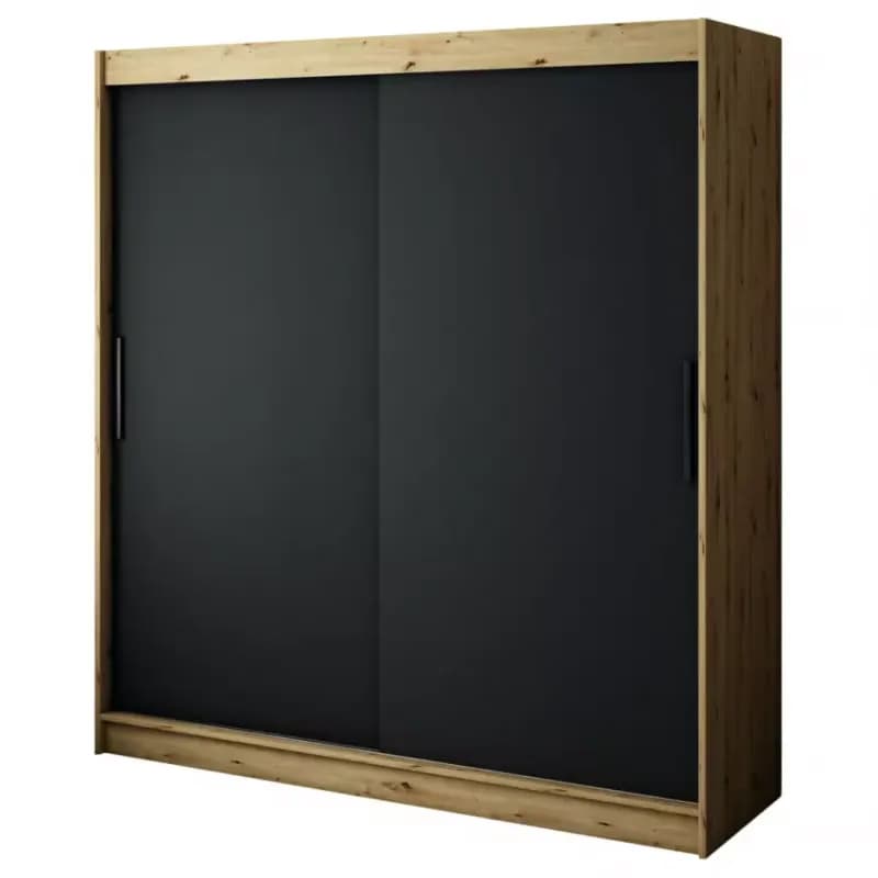 Skriňa Halifax T 200 Dub Artisan/čierna 1