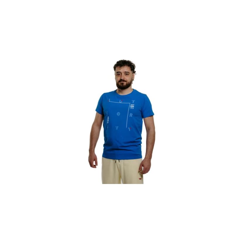 Pánske tričko s krátkym rukávom AUTHORITY T-LETECH M blue 1