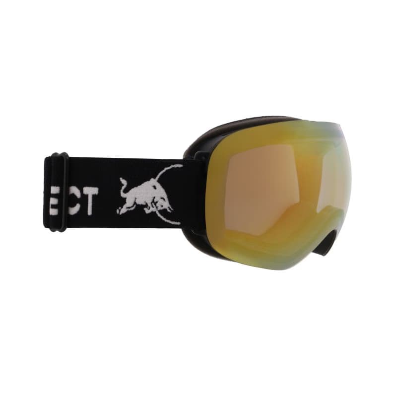 Lyžiarske okuliare RED BULL SPECT BENT-06GOX, black brown with gold mirror 2
