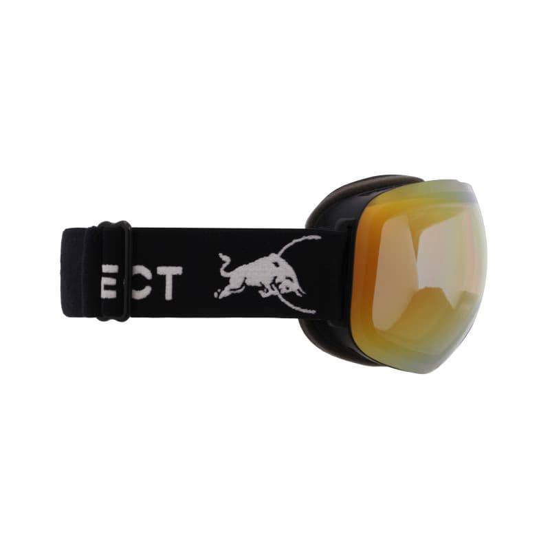 Lyžiarske okuliare RED BULL SPECT BENT-06GOX, black brown with gold mirror 3