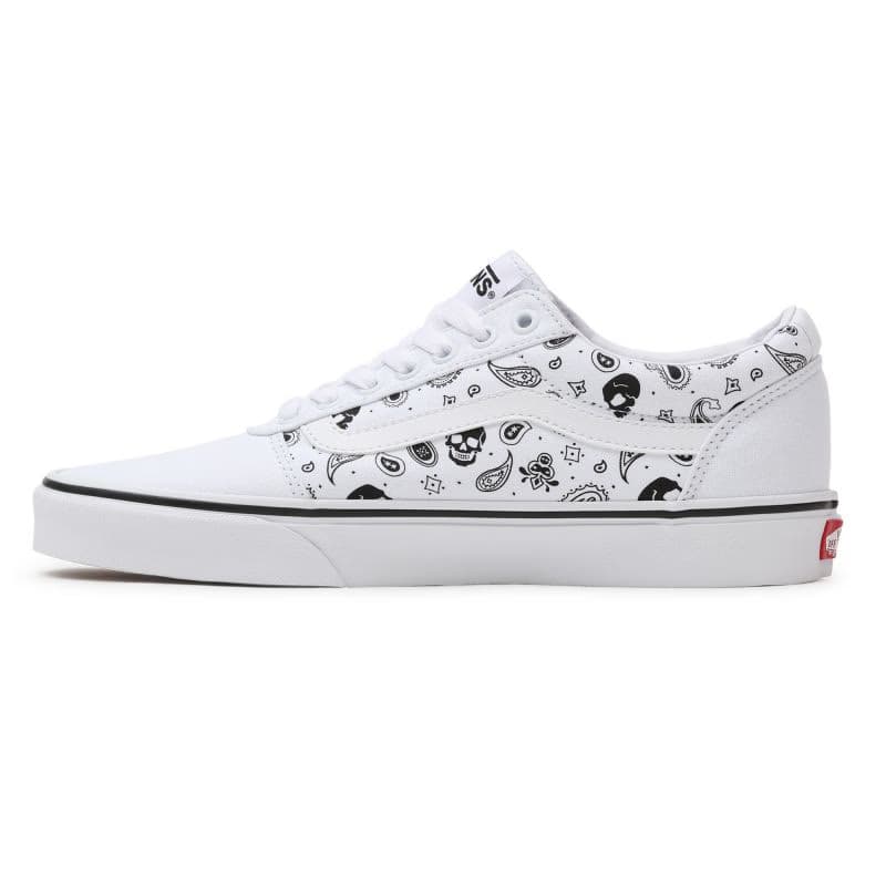 Pánska rekreačná obuv VANS MN Ward (Skull Bandana) white white 2