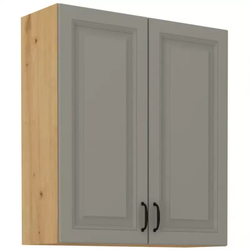 Kuchynská skrinka Stilo claygrey/artisan 80g/90 2f 1