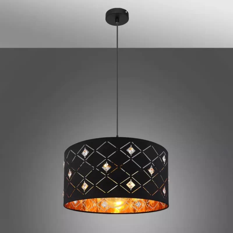 Luster 15448H LW1 čierno-zlatý 1