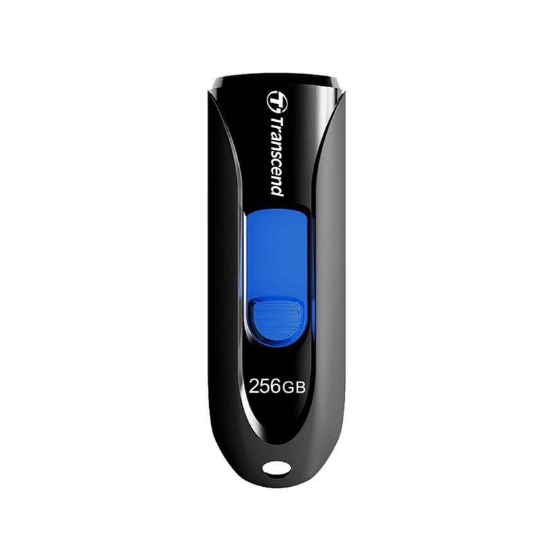 TRANSCEND Flash Disk 256GB JetFlash®790, USB 3.1 (R:100/W:40 MB/s) čierna/modrá