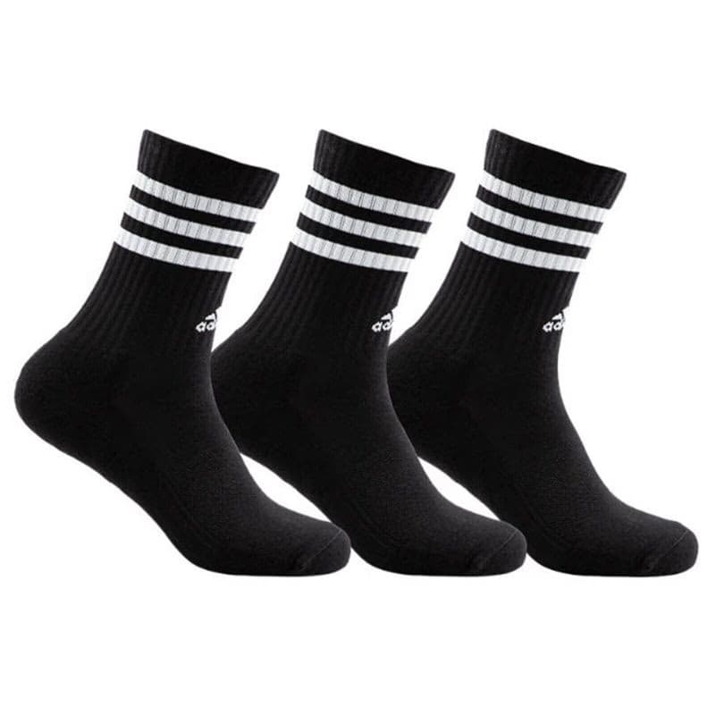 Ponožky ADIDAS 3S C SPW CRW 3P BLACK WHITE 2