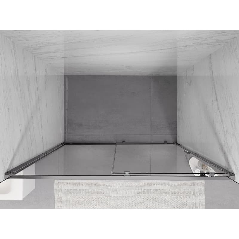 MEXEN - Exo posuvné sprchové dvere 155, transparent, chróm 8151-155-000-01-00 5