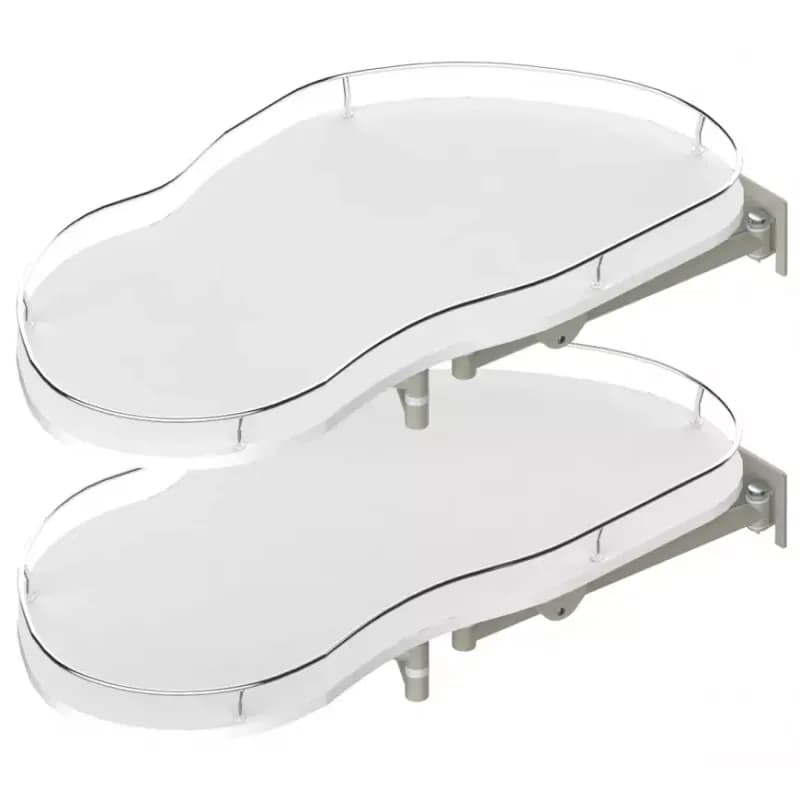 Zásuvka Optima 900/500 ľavá chróm/biela 1