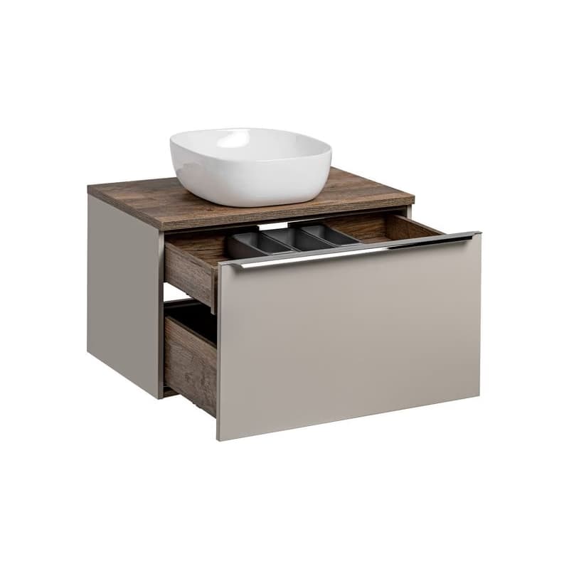 ArtCom Kúpeľňová skrinka s umývadlom a doskou SANTA Fe Taupe DU80/1 | 80 cm 4