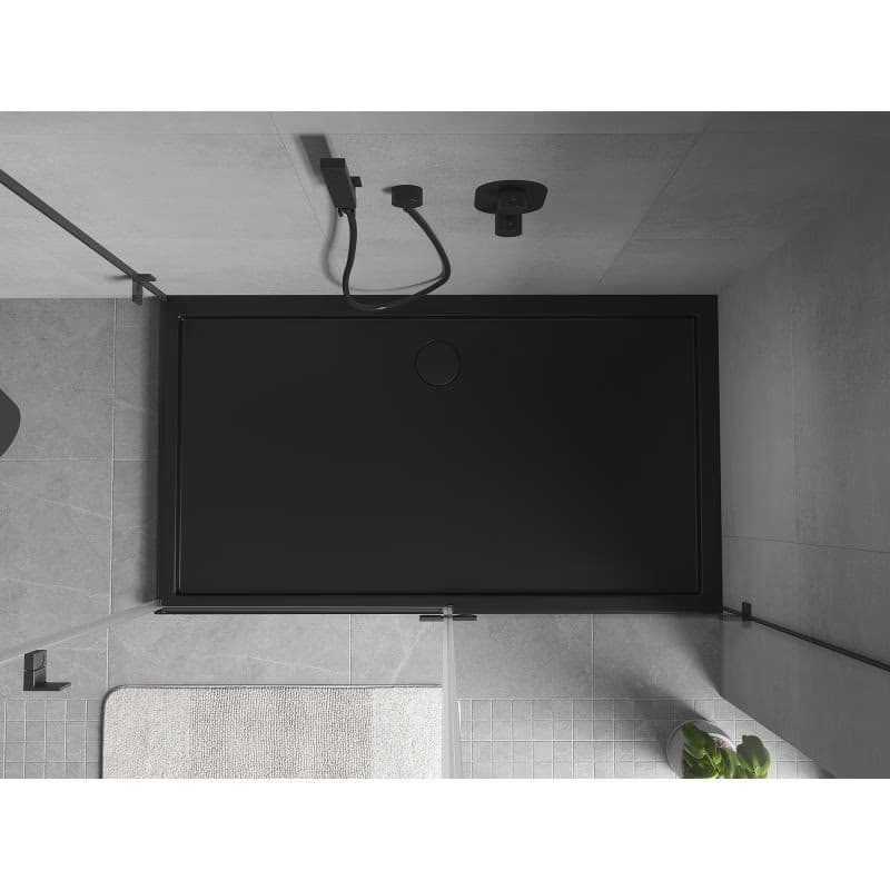 MEXEN - Flow sprchová vanička obdĺžniková slim 85 x 140, čierna mat 46R708514 4