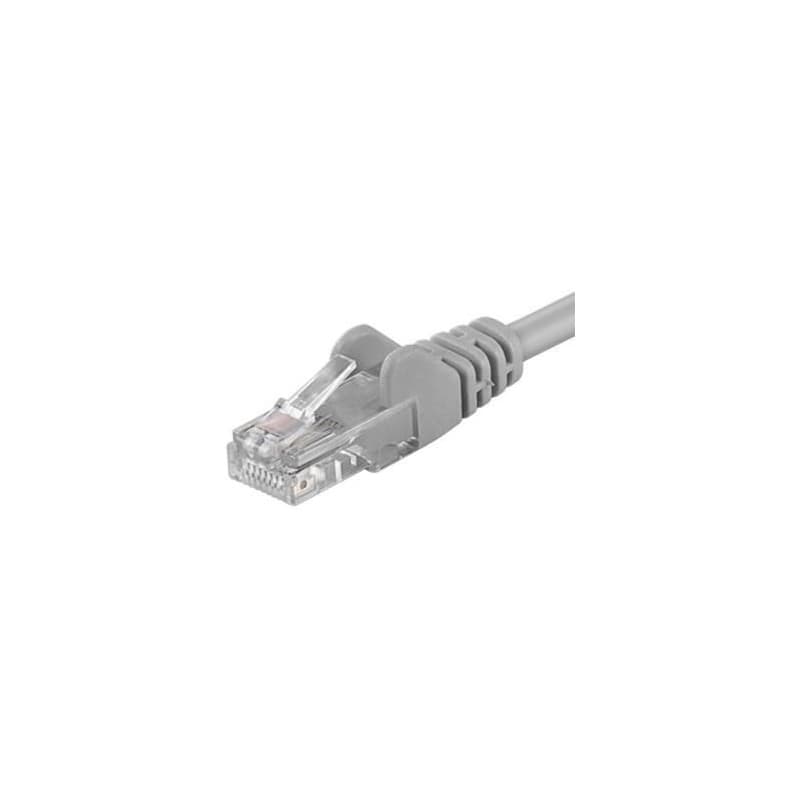 PremiumCord Patch kábel UTP RJ45-RJ45 CAT6 1, 5m šedá
