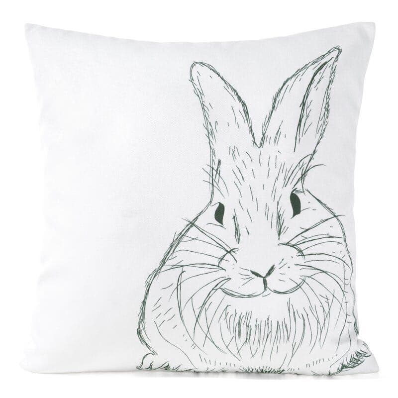 ArtFir Veľkonočná obliečka na vankúš EASTER 139 | biela/zelená 45 x 45 cm 1