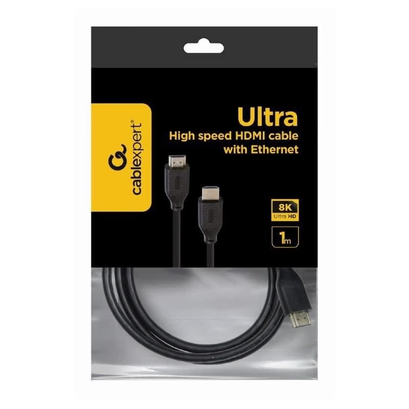 GEMBIRD Kábel CABLEXPERT HDMI 2.1, 8K, M/M, 1m, čierny 3