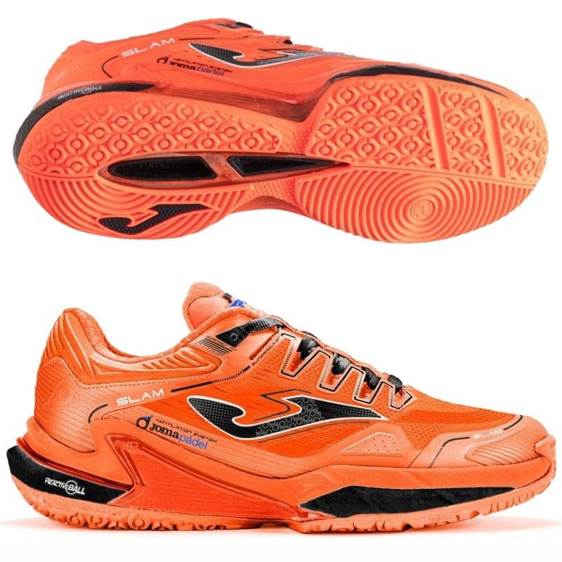 Pánska halová obuv JOMA Slam 2408 M orabge black 3