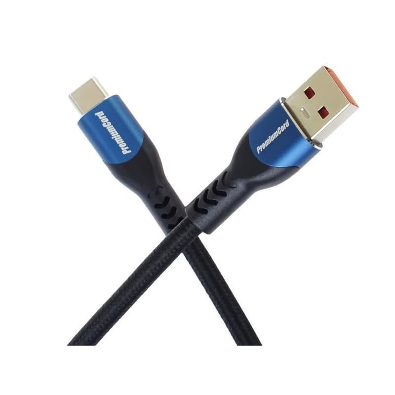 PREMIUMCORD Kábel USB-C na USB 2.0, Nabíjací, 5A, 1m 3